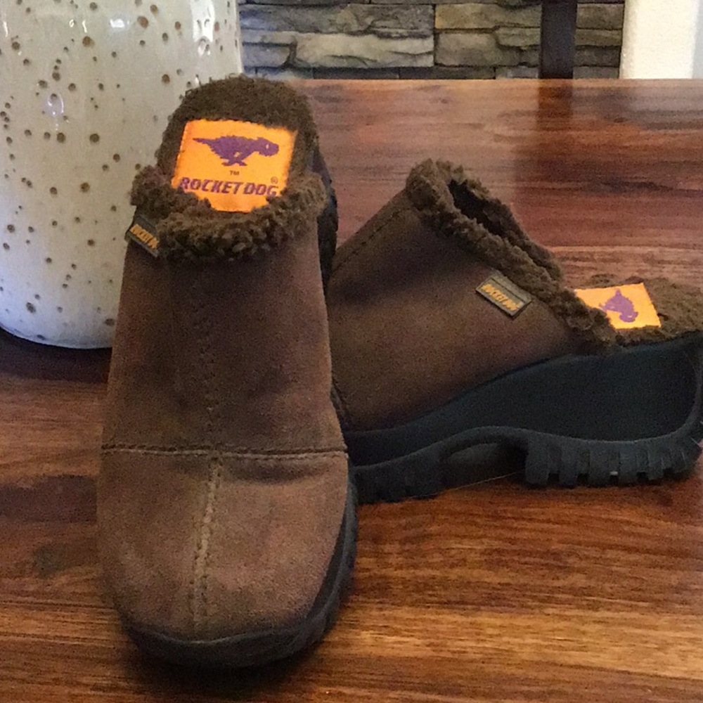 Rocket Dog Suede Clogs